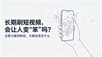 长期刷短视频，会让人变“笨”吗？